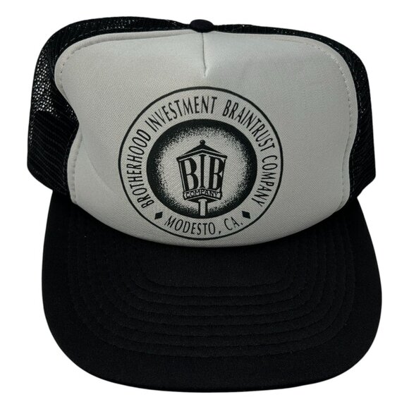 Brotherhood Investment Braintrust Co. Modesto CA Trucker Hat Otto Cap Snapback - Picture 10 of 13